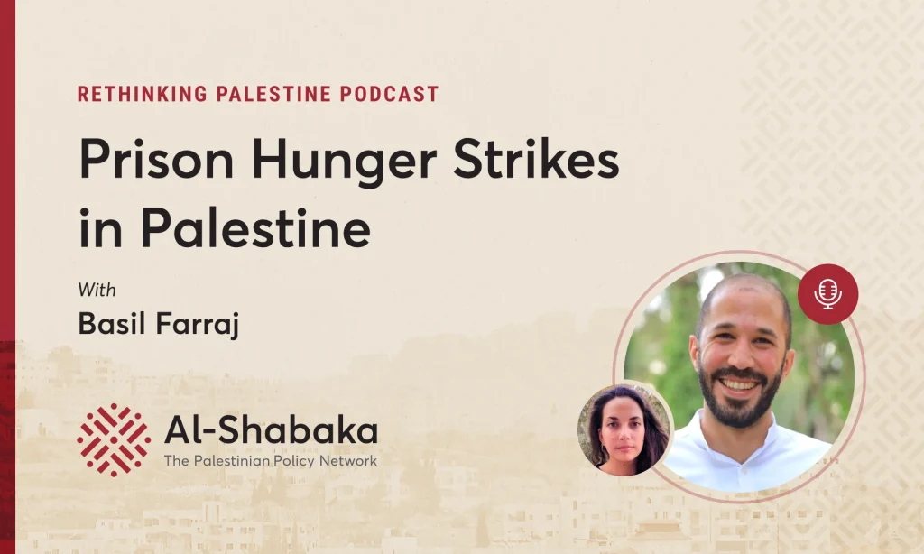 Podcast - Prison Hunger Strikes in Palestine with Basil Farraj